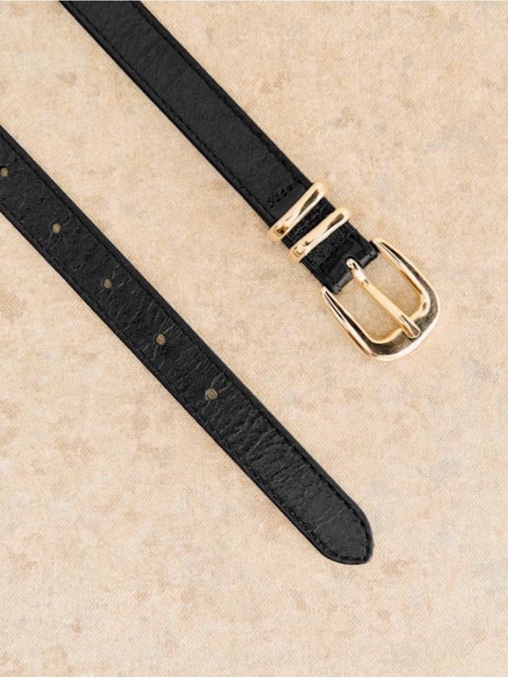 Sezane Livie belt - black patent - Picture 2 of 5